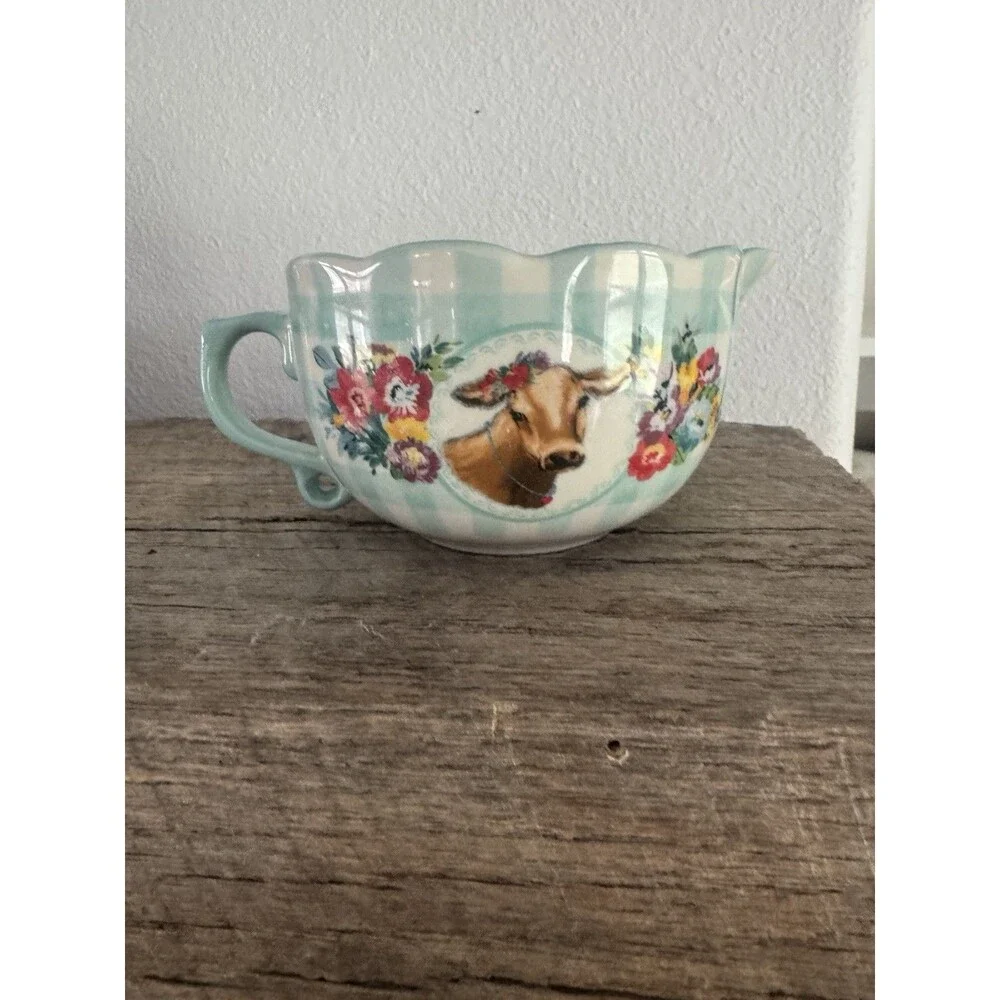 Pioneer Woman Measuring Cup Sweet Romance Blossoms Ceramic Bowl - Picture 1 of 5